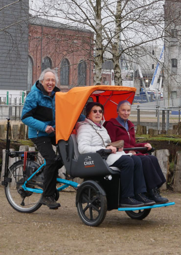 Ausflug mit der Rikscha