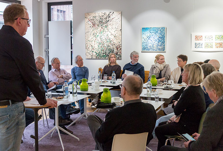 Alte und neue Vorstandsmitglieder